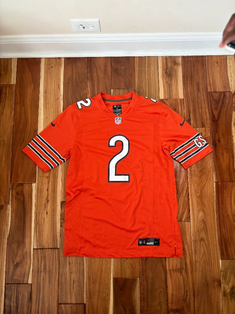 NFL Men's Orange and Red Jersey